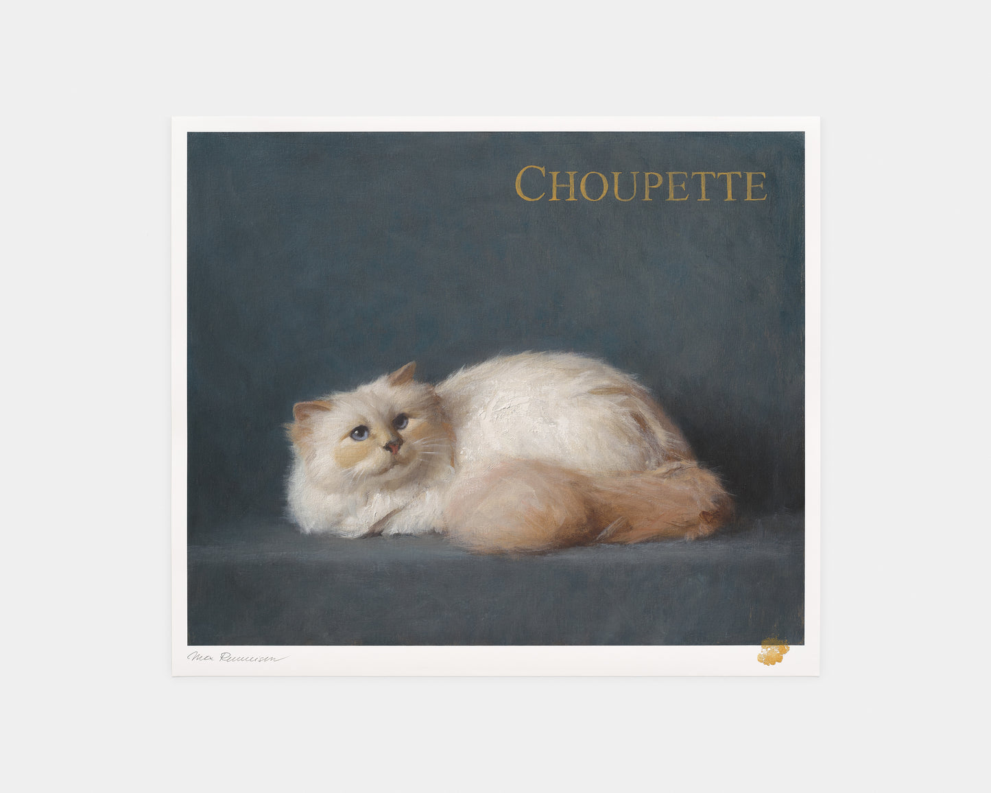 Max Renneisen: Choupette in Blue